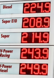 Tankstellenpreise über 2 Euro